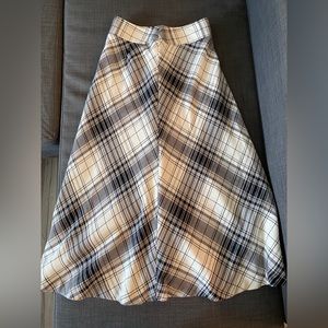 Long flannel skirt (with lining)